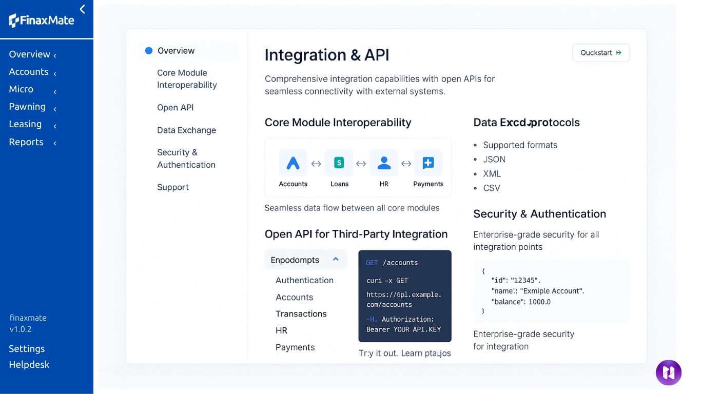 API and compliance